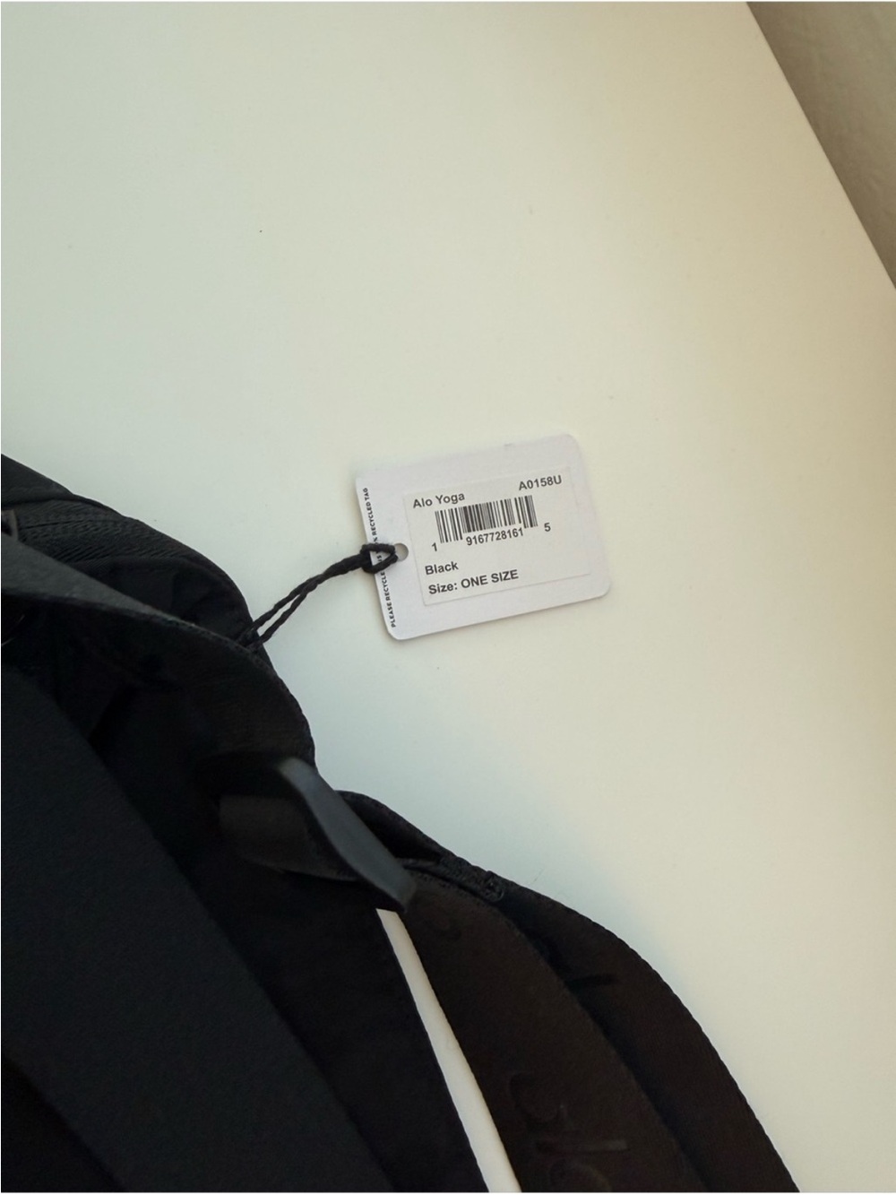 Alo Yoga Black Utility Yoga Mat Bag Carrier NWT - Picture 7 of 7